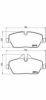 BMW 34112288855 High Performance Brake Pad Set